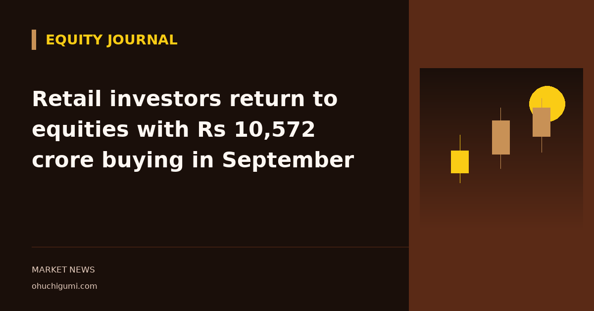Retail investors return to equities with Rs 10,572 crore buying in September